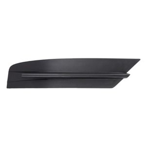6502-07-9565916Q Front bumper cover front R (Top, plastic, black, THATCHAM) fits: 