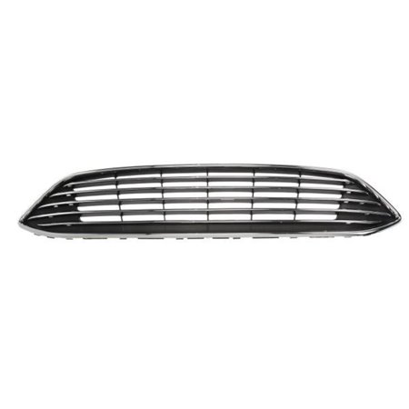 6502-07-2536999P Front grille (strip, black/chrome) fits: FORD FOCUS III 10.14 04.