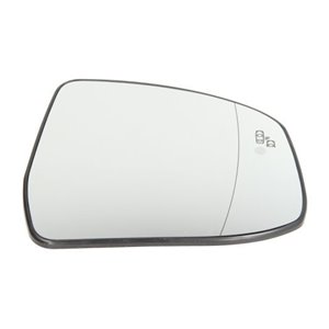 6102-03-043368P Side mirror glass R (aspherical, with heating) fits: FORD FOCUS I