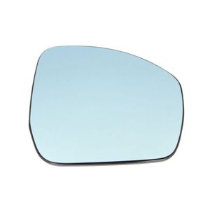 6102-57-2001674P Side mirror glass R (embossed, with heating, blue) fits: LAND ROV