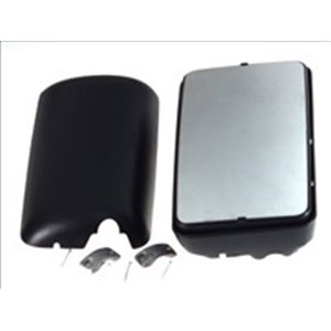 MAN-MR-007 Side mirror, with heating, manual, length: 384mm, width: 205mm fi