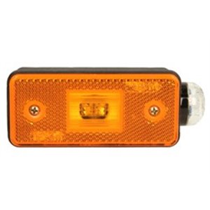 121PK W22 24V WAS marker lamp hanging right, led, orange from the rear position
