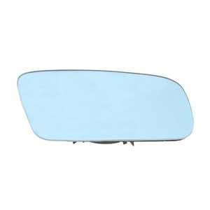 6102-02-1292591P Side mirror glass R (embossed, blue) fits: AUDI A3 8L 09.96 05.03