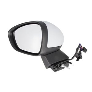 5402-21-042361P Side mirror L (electric, embossed, with heating, under coated) fi