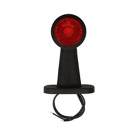 636 W21.6RR Outline markeringsljus R, röd/vit, LED, 12/24V