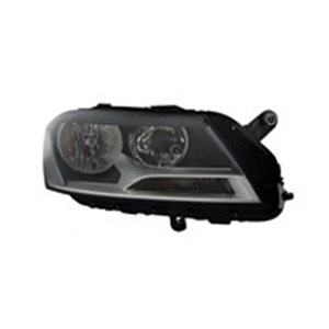 VAL044502 Headlamp R (halogen, H7/W5W, electric, with motor, indicator colo