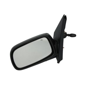 5402-04-1112218P Side mirror L (mechanical, embossed) fits: TOYOTA YARIS XP10 01.9