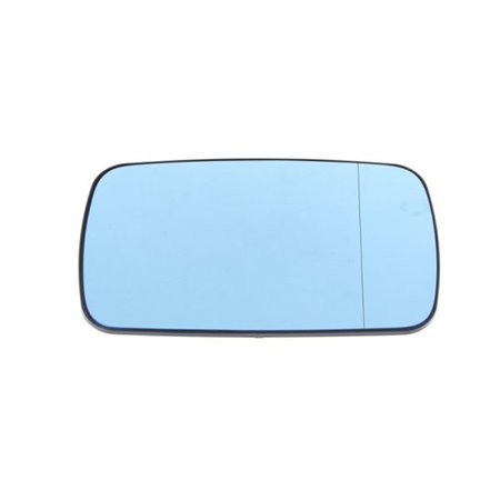 6102-02-1272829P Side mirror glass L/R (aspherical, with heating, blue) fits: BMW 