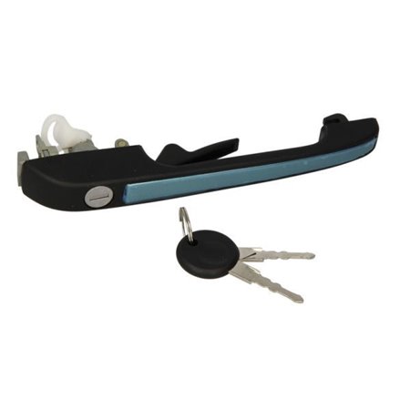 6010-25-006401P Door handle front L (with the key, external, with lock, black) fi