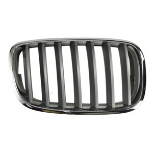 6502-07-0096992PP Front grille R (chrome/silver) fits: BMW X5 E70 02.07 04.10