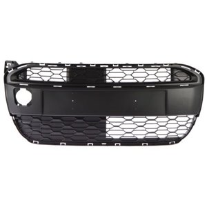 6502-07-0502910P Front bumper cover front (Middle, black) fits: CITROEN C1 05.12 0