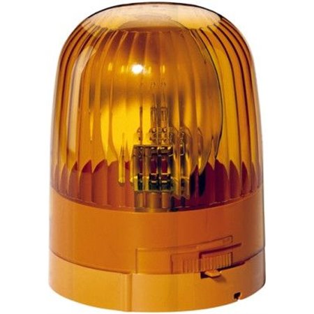 2RL007 550-001 Roterande varningsljus (gul, 12V, halogen, H1, 3-punktsbeslag)