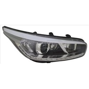 TYC 20-14859-16-2 Headlamp R (3*H7/LED, electric, with motor) fits: KIA CEE'D II 05