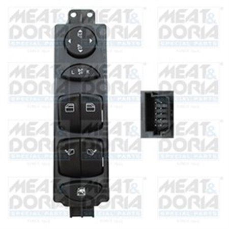 MD26355 Car window regulator switch front L fits: MERCEDES VIANO (W639), 