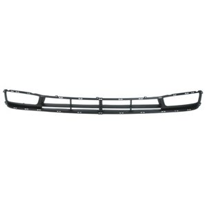 6502-07-3150910P Front bumper cover front (with fog lamp holes, plastic, black) fi