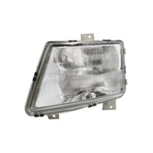 TYC 20-5510-05-2 Headlamp L (H1/H4, pneumatic, insert colour: silver) fits: MERCED