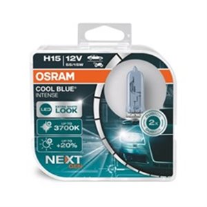 OSR64176 CBN-HCB Light bulb (Set 2pcs) H15 12V 55/15W PGJ23T 1 Cool Blue Intense N