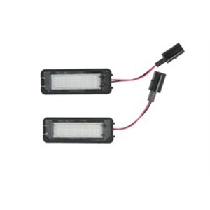 CLP013 Licence plate lighting LED, ligght colour: white; set, 12V,, with