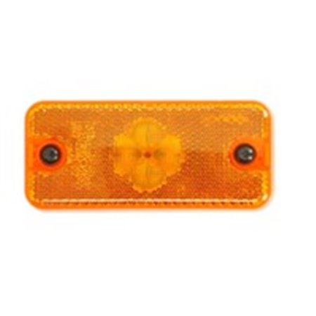 VAL198650 Outline marker lights L/R shape: rectangular, orange, LED, height
