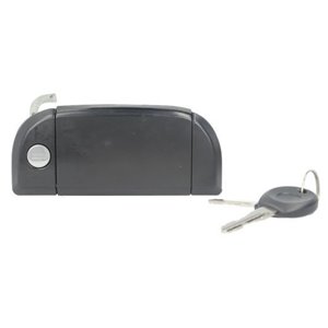 6010-01-013402P Door handle front R (with the key, external, with lock, black) fi