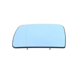 6102-02-1271888P Side mirror glass L (aspherical, with heating, blue) fits: BMW X5