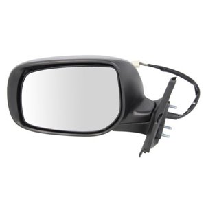 5402-19-2002545P Side mirror L (electric, embossed, with heating, chrome, under co