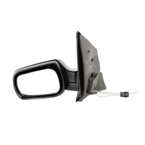 5402-04-1112387P Side mirror L (mechanical, embossed) fits: FORD FIESTA V 11.01 03