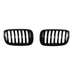 6502-07-0096990P Front grille L/R (2 pcs. set, M PAKIET, black glossy) fits: BMW X