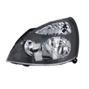 TYC 20-6358-15-2 Headlamp L (H1/H7, electric, without motor, insert colour: grey) 