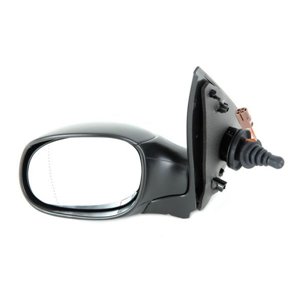 5402-04-1133283P Side mirror L (mechanical, aspherical, with heating) fits: PEUGEO
