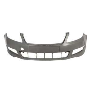 5510-00-7515902Q Bumper (front, for painting, TÜV) fits: SKODA FABIA II, ROOMSTER 