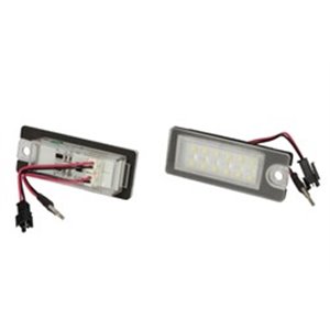 CLP041 Licence plate lighting LED, ligght colour: white; set, 12V,, no r