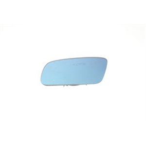 6102-02-1223599P Side mirror glass L (aspherical, with heating, blue) fits: AUDI A
