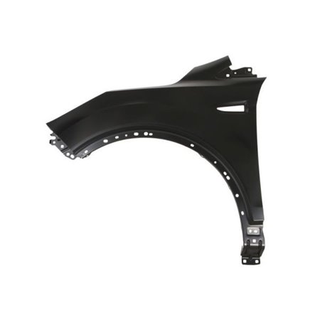 6504-04-2579311Q Front fender L (with indicator hole, with rail holes, steel, galv