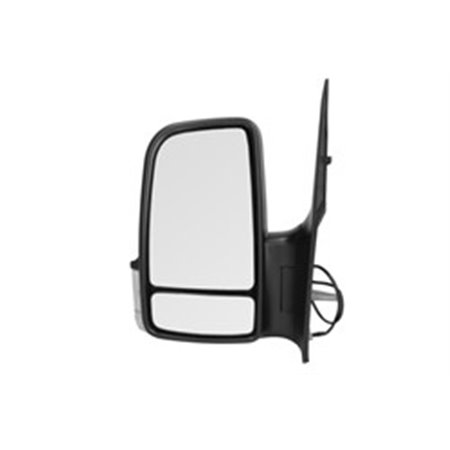515891112199 Side mirror L (electric, embossed, with heating, short) fits: MER