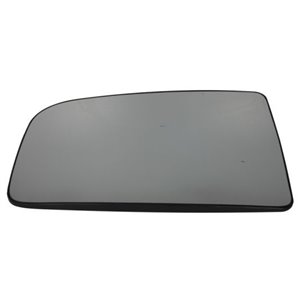 6102-02-1231990P Side mirror glass R (embossed, with heating, chrome, round lock) 