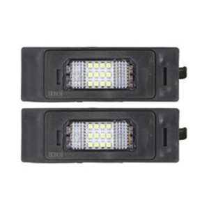 CLP003 Licence plate lighting LED, ligght colour: white; set, 12V,, with