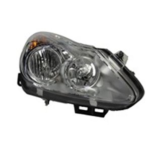VAL043376 Headlamp R (halogen, H1/H7/W5W, electric, with motor, insert colo