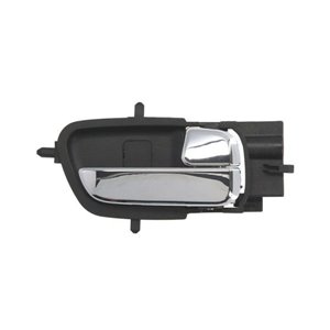 6010-20-045408P Door handle front/rear R (inner, black/chrome) fits: HYUNDAI i20 