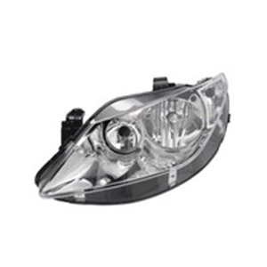 TYC 20-11972-25-2 Headlamp L (H7/H7, electric, without motor, insert colour: chromi