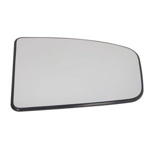 6102-02-1221240P Side mirror glass R (embossed, with heating, chrome) fits: IVECO 