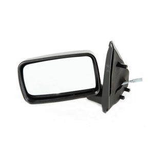 5402-04-1112383P Side mirror L (mechanical, flat) fits: FORD FIESTA III 01.89 10.9