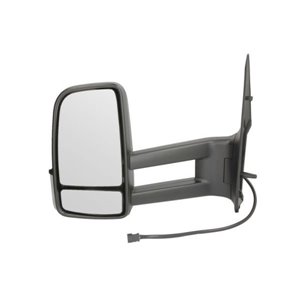 5402-02-0206591P Side mirror L (electric, with heating, long) fits: MERCEDES SPRIN
