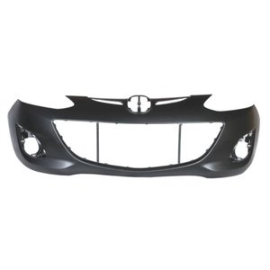 5510-00-3421901P Bumper (front, with fog lamp holes, for painting) fits: MAZDA 2 D