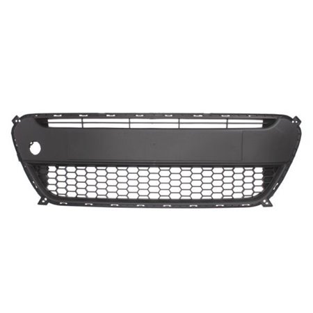 6502-07-3266912P Front bumper cover front (Middle, for 5 door version, black) fits