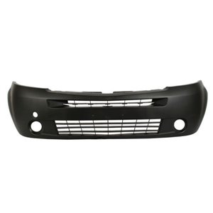 5510-00-6088906P Bumper (front, with fog lamp holes, black) fits: NISSAN INTERSTAR