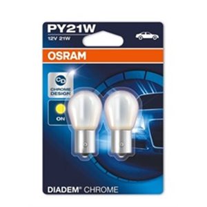 OSR7507 DC-02B Light bulb (blister pack 2pcs) PY21W 12V 21W BAU15S base bulb Dia