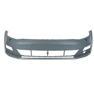 BLIC 5510-00-9550901Q - Bumper (front, with fog lamp holes, with headlamp washer holes, for painting, THATCHAM) fits: VW GOLF VI