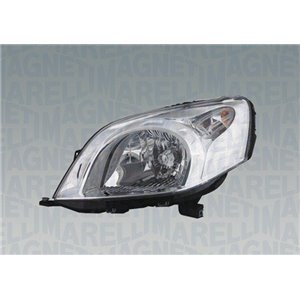 MAGNETI MARELLI 712455701110 - Headlamp L (halogen, H4/PY21W/W5W, electric, with motor) fits: CITROEN NEMO; FIAT FIORINO / QUBO;