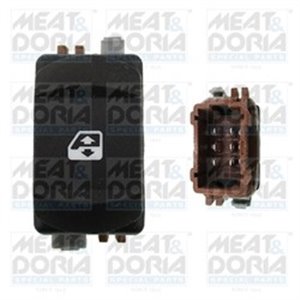 MEAT & DORIA 26111 - Car window regulator switch front L fits: RENAULT MEGANE II 1.4-2.0D 09.02-